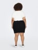 ONLY Carmakoma Jeansrock "Hush" in Schwarz