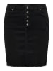 ONLY Carmakoma Jeansrock "Hush" in Schwarz