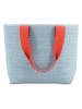 Remember Strandtas lichtblauw - (B)48 x (H)32 x (D)14,5 cm
