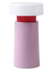 Remember LED-Tischleuchte "Victoria" in Rosa - (H)17,5 x Ø 9,5 cm
