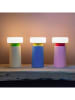 Remember LED-Tischleuchte "Victoria" in Weiß - (H)17,5 x Ø 9,5 cm