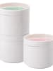Remember 3-delige set: voorraadpotten wit - (H)7,5 x Ø 9 cm