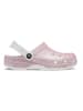 Crocs Crocs "Classic Glitter" in Rosa/ Weiß