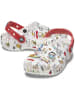 Crocs Chodaki "Peanuts" w kolorze białym ze wzorem