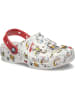Crocs Chodaki "Peanuts" w kolorze białym ze wzorem