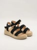 Bellucci Sleehaksandalen zwart