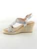 Belucci Sleehaksandalen zilverkleurig