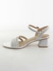 Belucci Haksandalen zilverkleurig