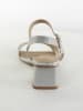 Belucci Haksandalen zilverkleurig