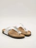 Bellucci Teenslippers zilverkleurig