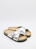 Bellucci Slippers zilverkleurig