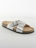 Bellucci Slippers zilverkleurig