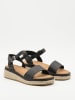 Belucci Sleehaksandalen zwart