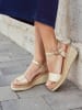 Bellucci Sleehaksandalen goudkleurig
