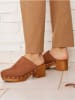 Bellucci Clogs in Hellbraun