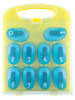 BLS 10-delige set: wonderpons "Cijfers (0-9)" blauw