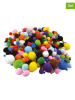 GOWI 800er-Set: Pompons in Bunt