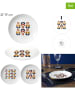 every ware 6-delige set: dessertborden wit/meerkleurig - Ø 19 cm (verrassingproduct)