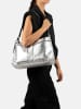 Burkely Leder-Schultertasche in Silber - (B)32 x (H)32 x (T)12 cm