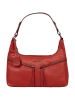 Burkely Leder-Schultertasche in Rot - (B)17 x (H)32 x (T)9 cm