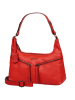 Burkely Leder-Schultertasche in Rot - (B)17 x (H)32 x (T)9 cm