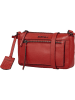 Burkely Leren schoudertas rood - (B)21 x (H)13 x (D)7 cm