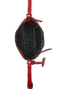 Burkely Leren schoudertas rood - (B)21 x (H)13 x (D)7 cm