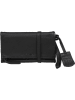 Burkely Leren smartphonetas zwart - (B)20 x (H)12 x (D)3 cm