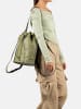 Burkely Leder-Schultertasche in Khaki - (B)33 x (H)34 x (T)18 cm