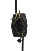 Burkely Leder-Umhängetasche in Schwarz - (B)22 x (H)12 x (T)12 cm
