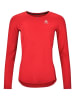Odlo Hardlooplongsleeve "Zeroweight Chill-Tec" rood