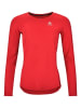 Odlo Lauflongsleeve "Zeroweight Chill-Tec" in Rot