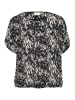Kaffe Shirt in Schwarz/ Weiß