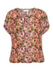 Kaffe Shirt in Rosa/ Grün/ Schwarz