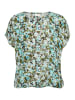 Kaffe Shirt turquoise/groen/zwart