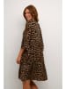 Kaffe Kleid in Braun/ Schwarz