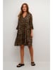 Kaffe Kleid in Braun/ Schwarz
