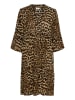 Kaffe Kleid in Braun/ Schwarz