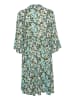 Kaffe Kleid in Türkis/ Grün/ Schwarz