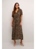 Kaffe Kleid in Braun/ Schwarz
