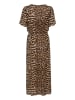 Kaffe Kleid in Braun/ Schwarz