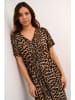 Kaffe Kleid in Braun/ Schwarz