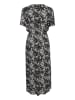 Kaffe Kleid in Schwarz/ Weiß