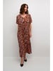 Kaffe Kleid in Rosa/ Schwarz/ Grün