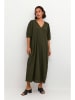 Kaffe Kleid in Dunkelgrün