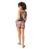 Ipanima Jumpsuit turquoise/rood