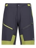 CMP 3in1-Fahrradshorts in Grau/ Schwarz