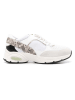 Geox Leder-Sneakers "Alhour" in Weiß/ Beige/ Schwarz