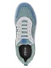 Geox Leder-Sneakers "Spherica" in Hellblau/ Weiß