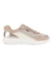Geox Leren sneakers "Spherica" beige/wit/goudkleurig
